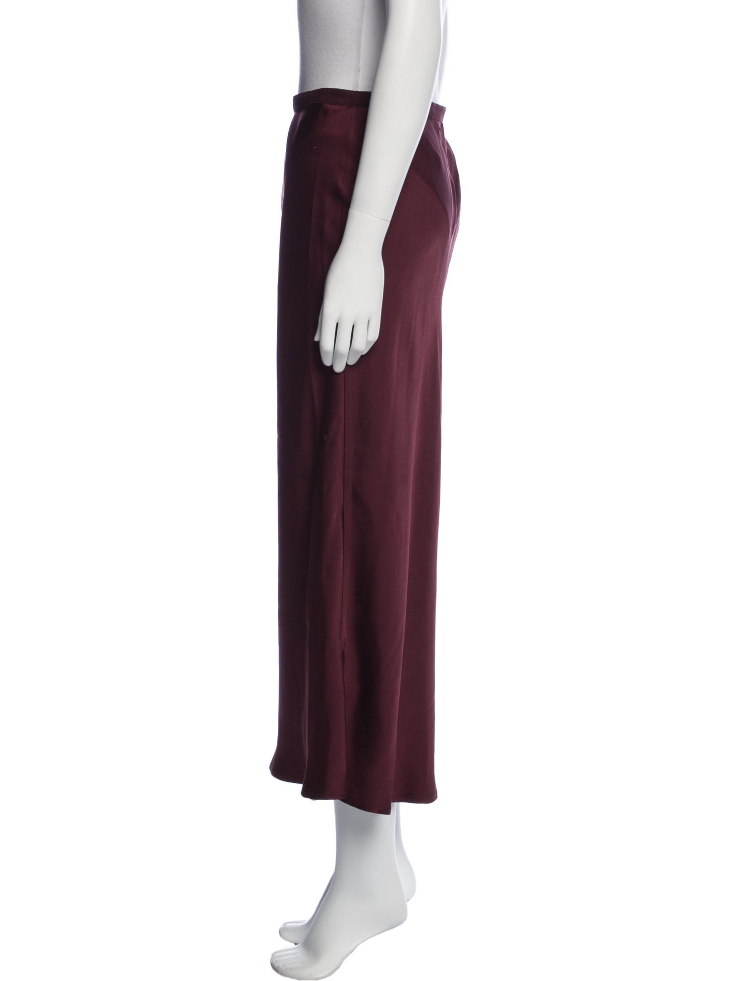 Anine Bing Silk Midi Length Skirt