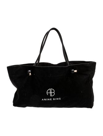 Anine Bing Canvas Weekender Bag