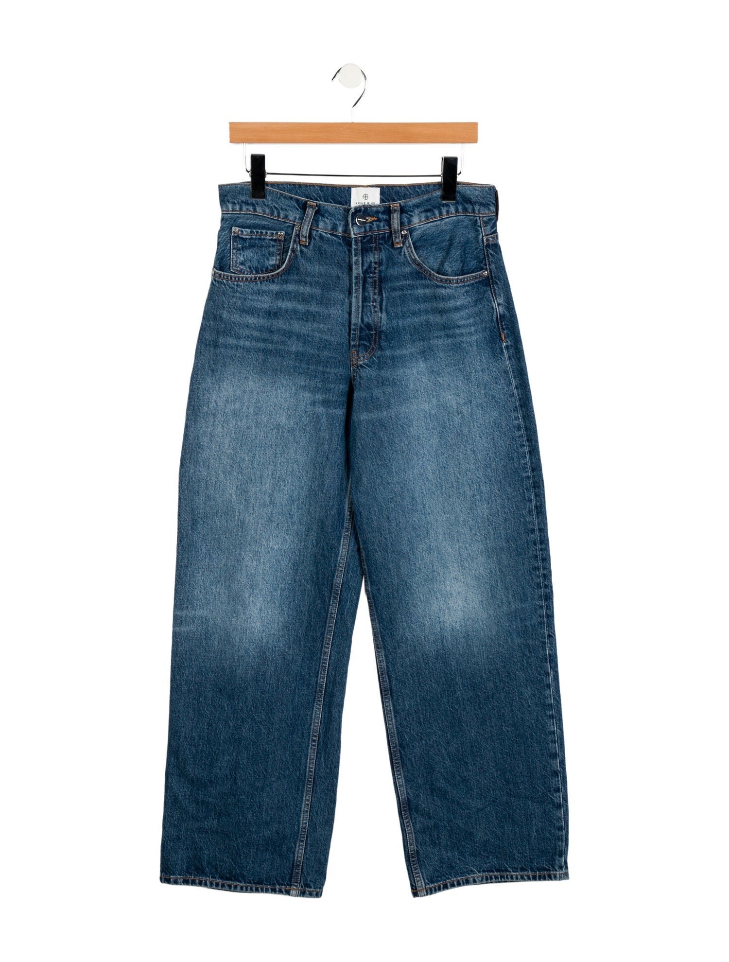 Anine Bing High-Rise Wide Leg Jeans