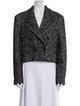 Anine Bing Wool Tweed Pattern Blazer