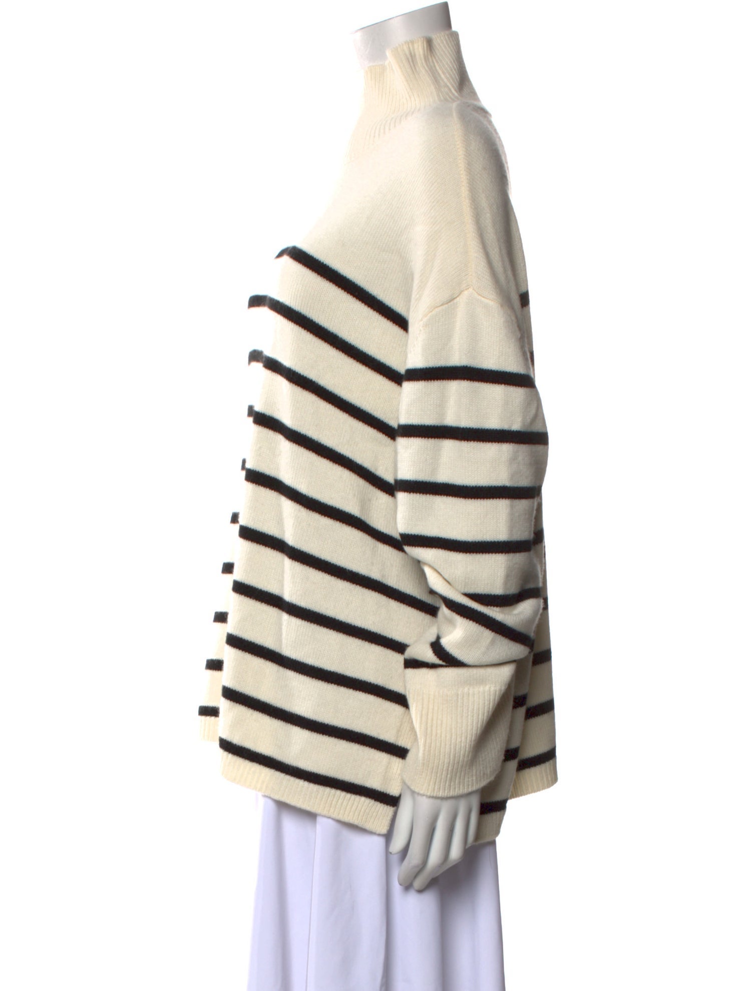 Anine Bing Merino Wool Striped Sweater