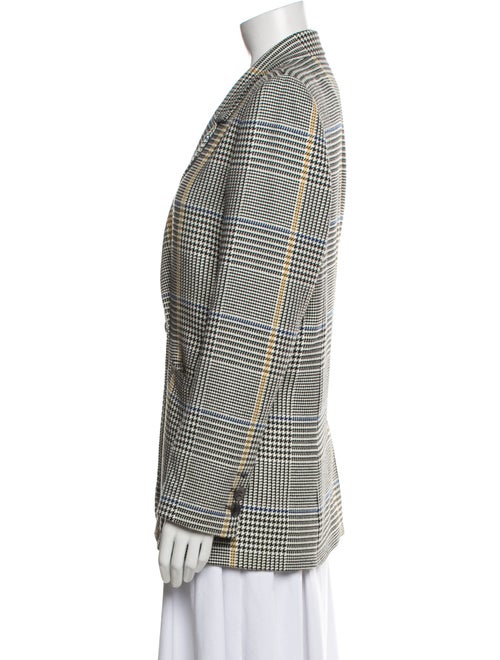 Anine Bing Houndstooth Print Blazer