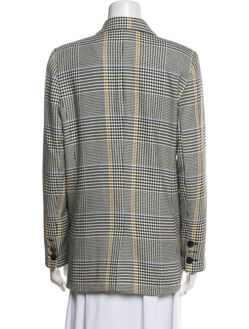 Anine Bing Houndstooth Print Blazer