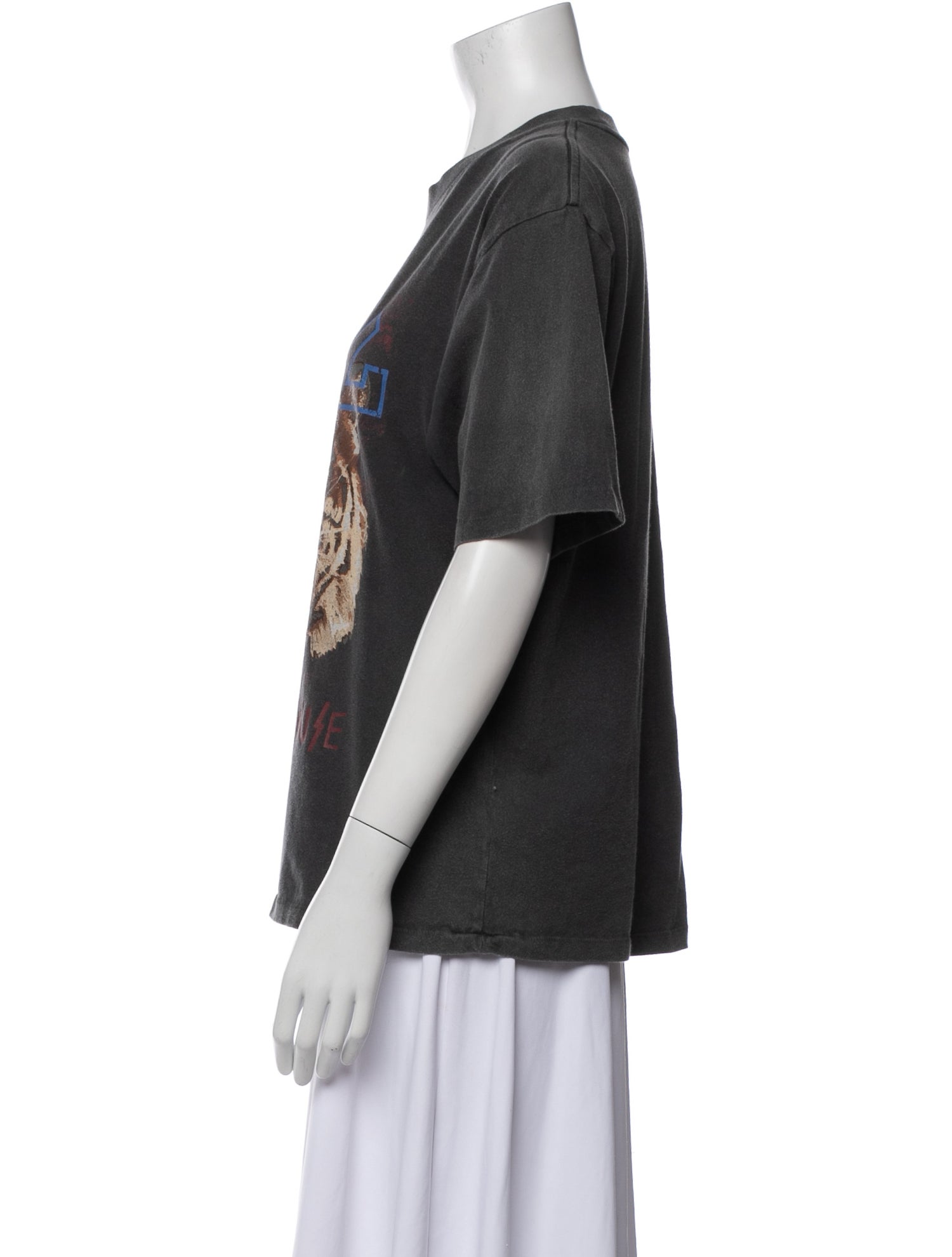 Anine Bing Graphic Print Crew Neck T-Shirt