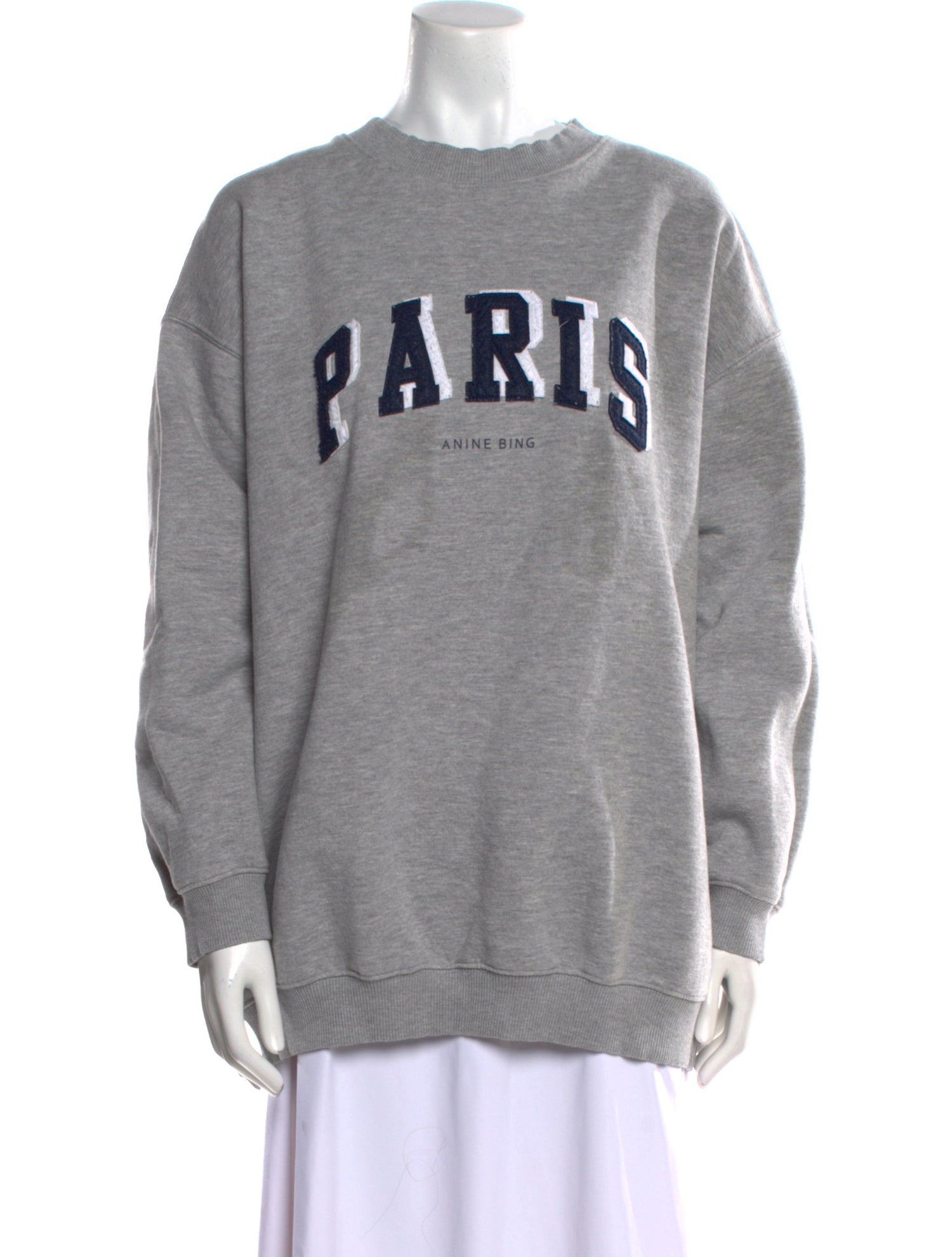 Anine Bing Graphic Print Crew Neck Sweatshirt