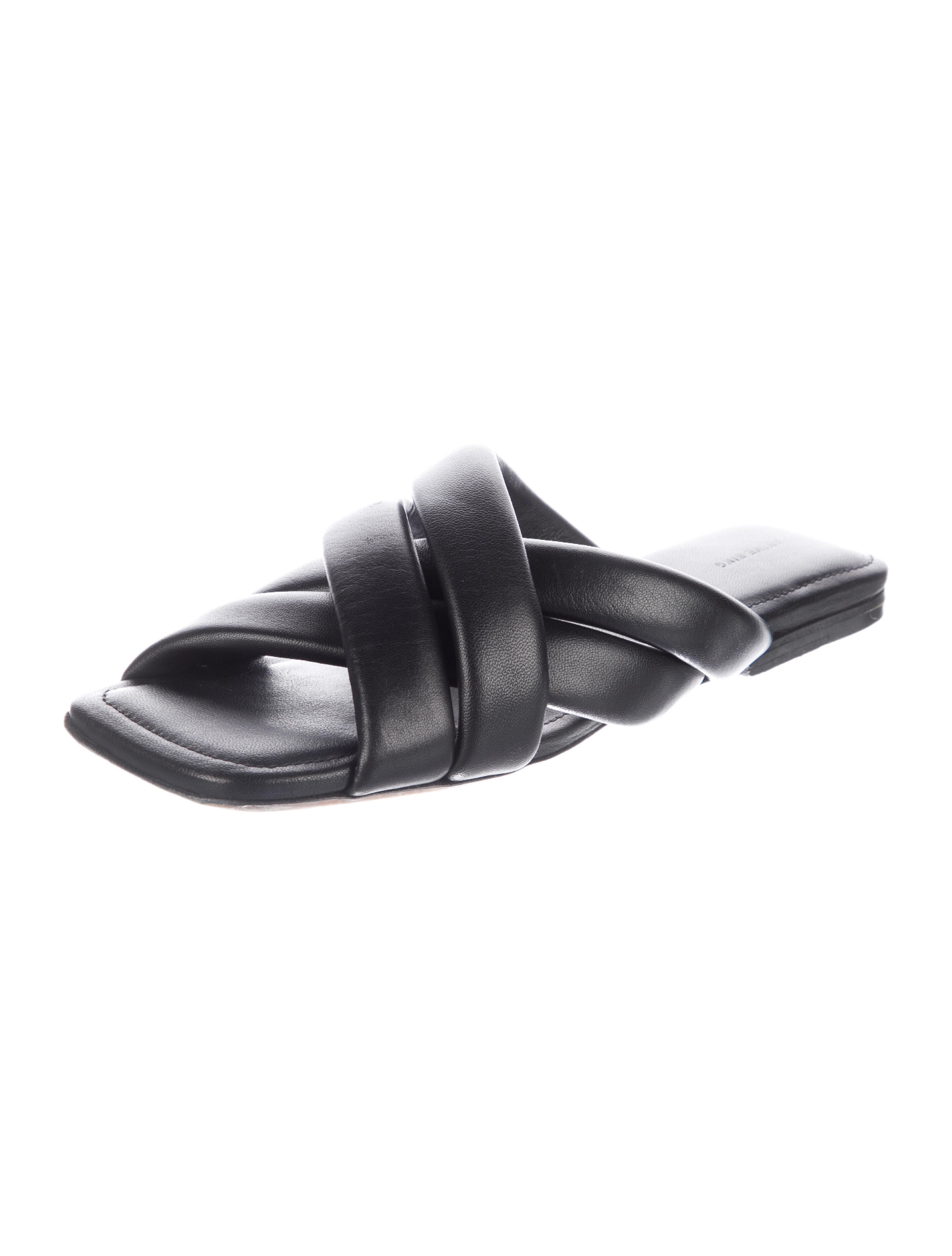 Anine Bing Leather Slides