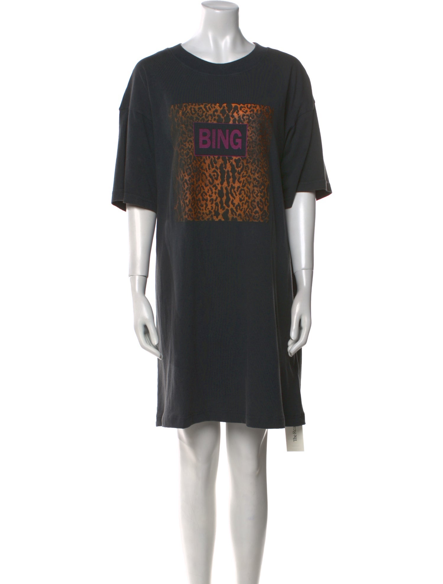 Anine Bing Graphic Print Mini Dress