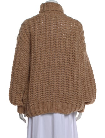 Anine Bing Merino Wool Turtleneck Sweater
