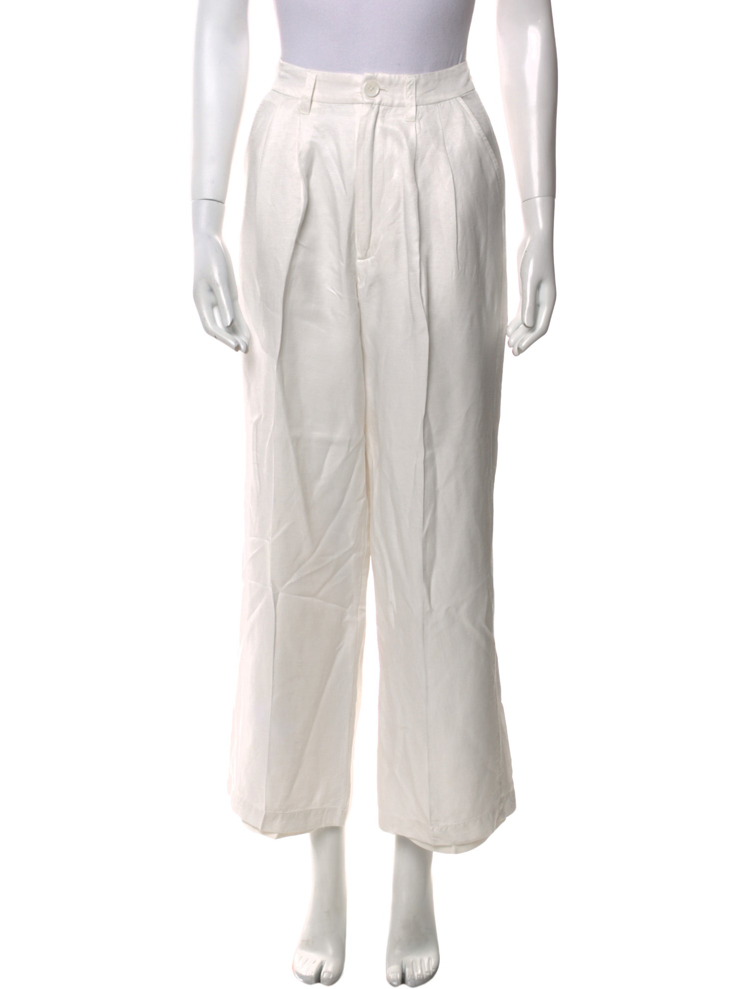 Anine Bing Silk Wide Leg Pants