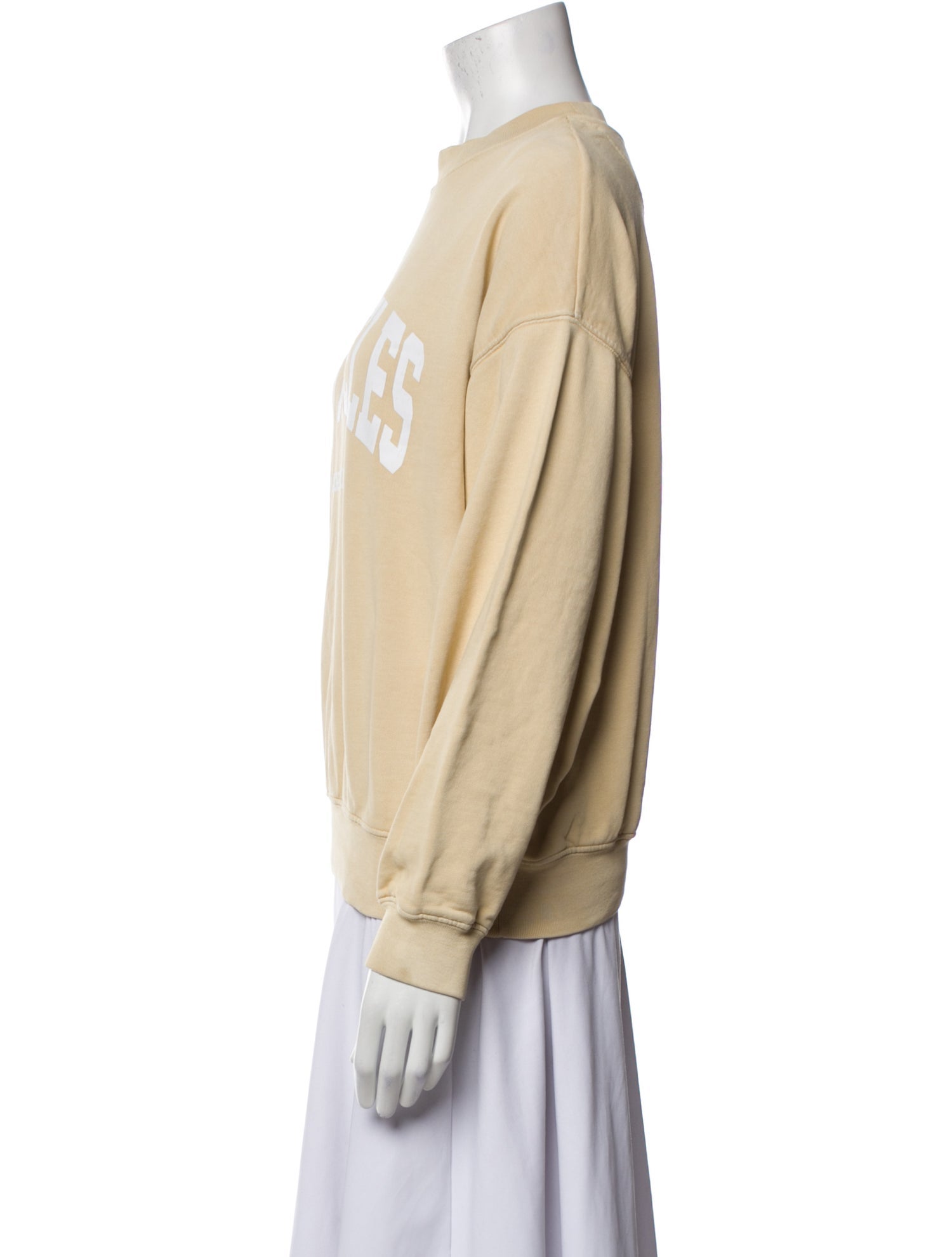 Anine Bing Graphic Print Crew Neck Sweatshirt