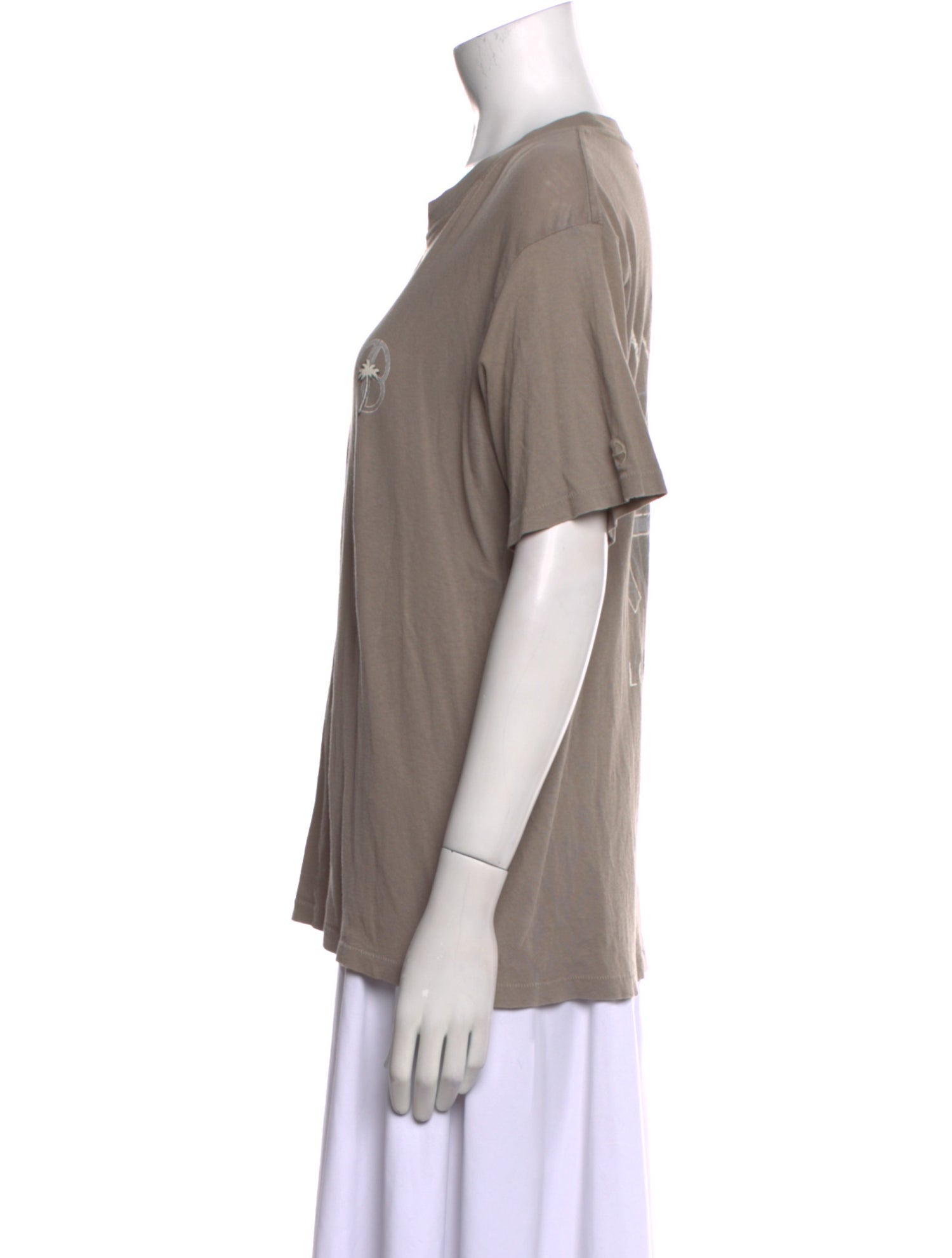 Anine Bing Crew Neck Short Sleeve T-Shirt