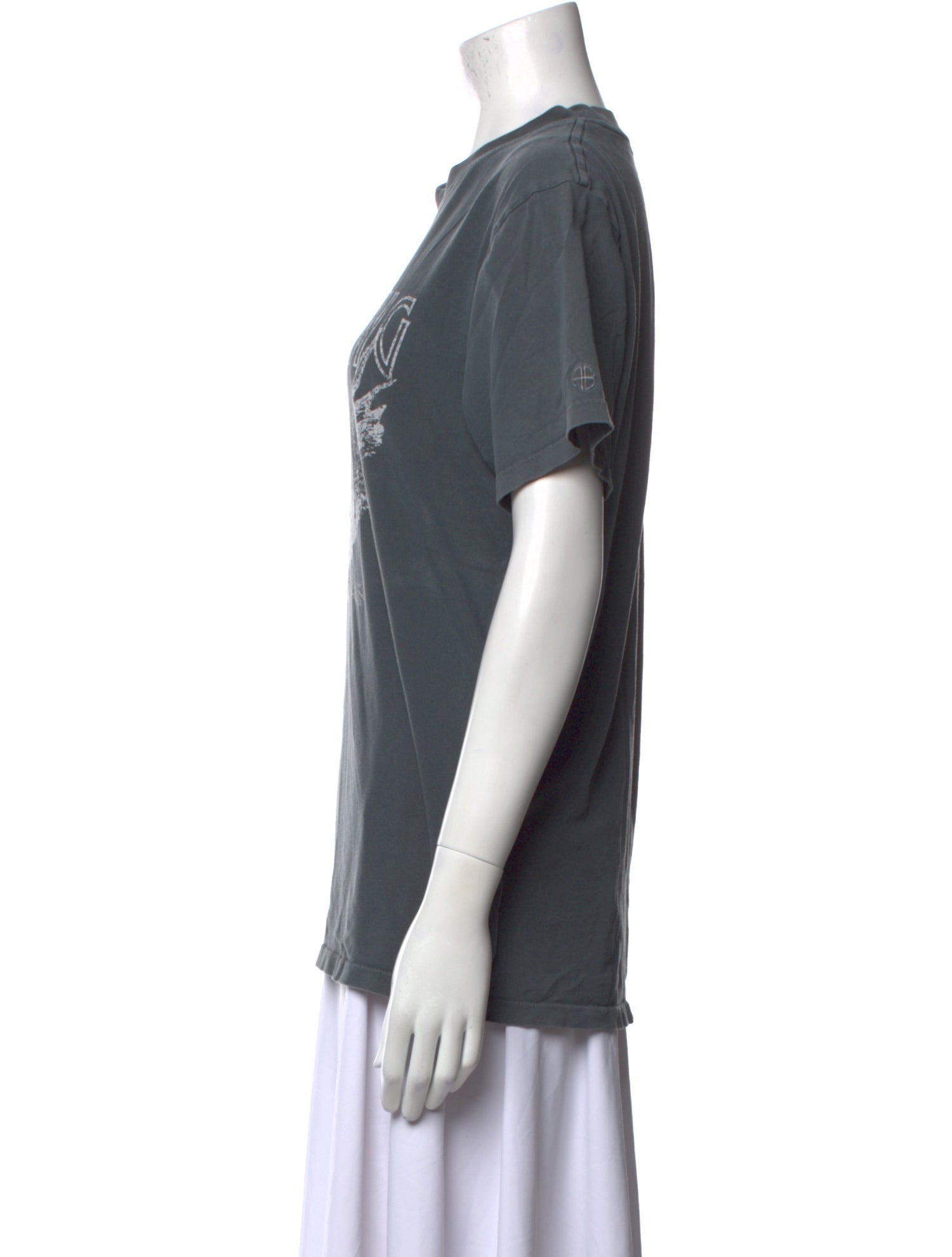 Anine Bing Graphic Print Crew Neck T-Shirt