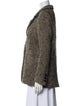 Anine Bing Wool Tweed Pattern Blazer