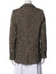 Anine Bing Wool Tweed Pattern Blazer