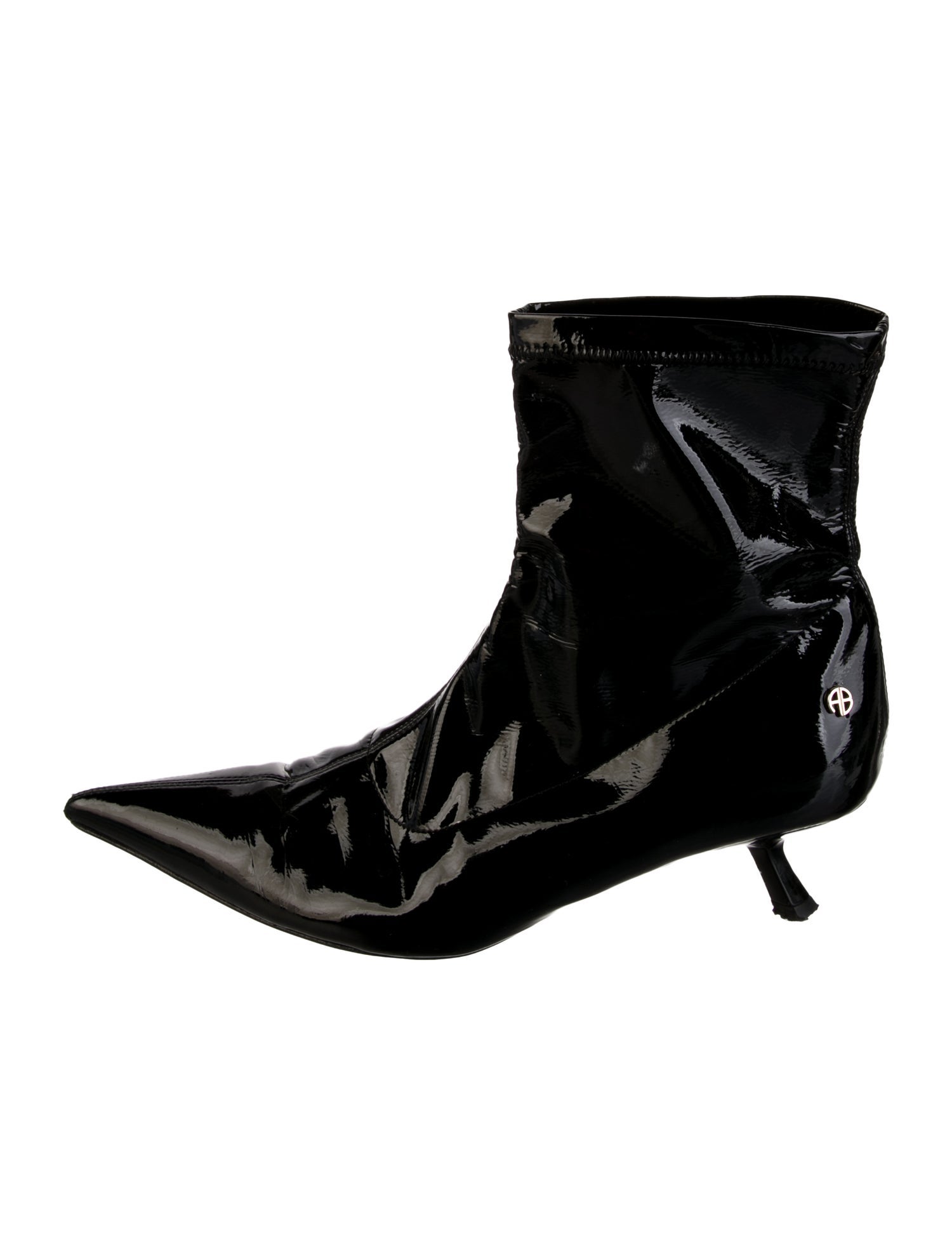 Anine Bing Patent Leather Boots