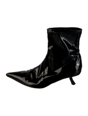 Anine Bing Patent Leather Boots