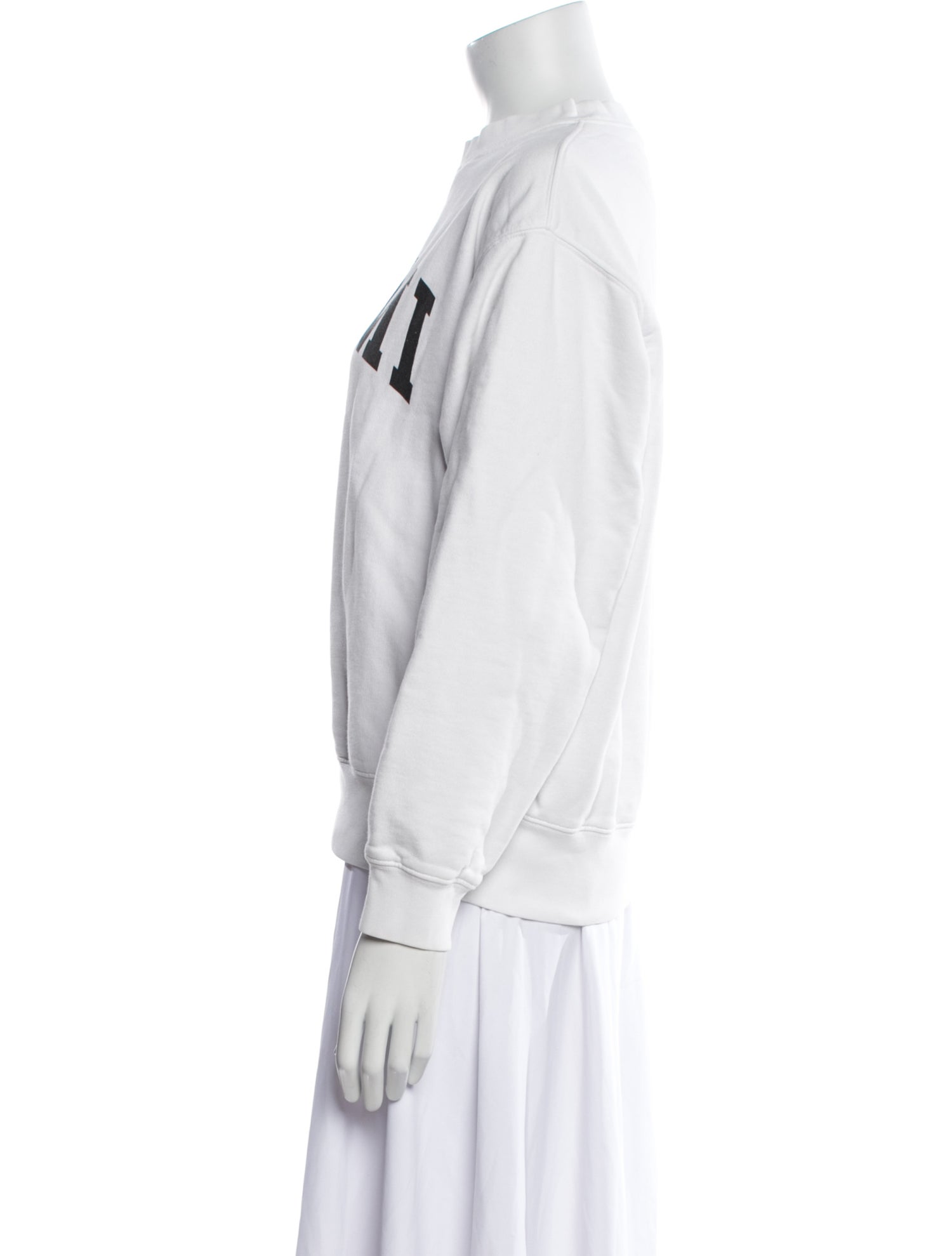 Anine Bing Graphic Print Crew Neck Sweatshirt