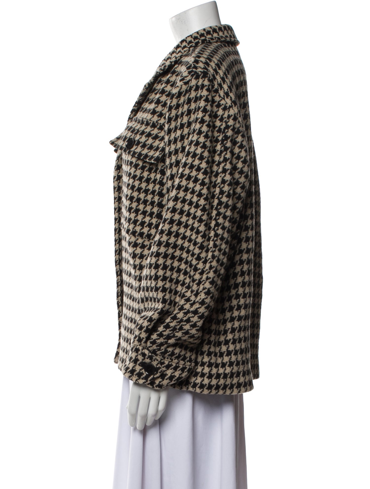 Anine Bing Plaid Print Blazer