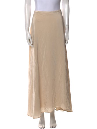 Anine Bing Silk Long Skirt