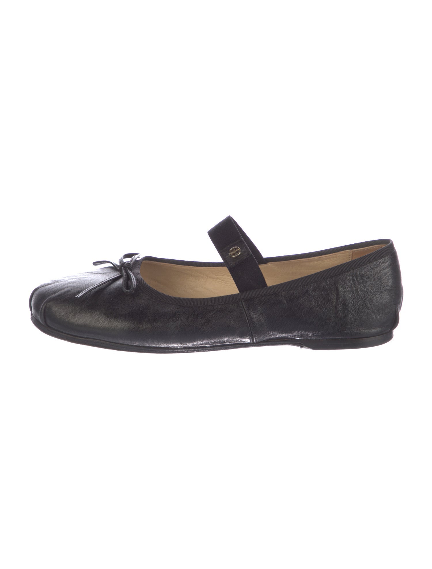Anine Bing Leather Mary Jane Flats