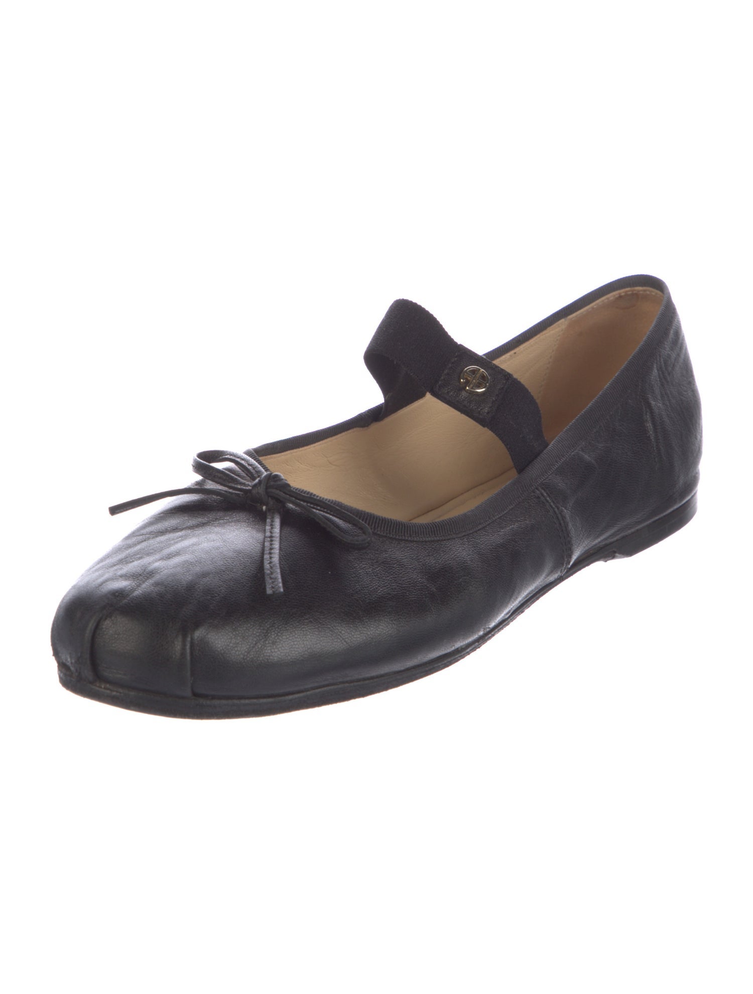 Anine Bing Leather Mary Jane Flats