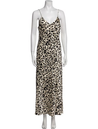 Anine Bing Silk Long Dress