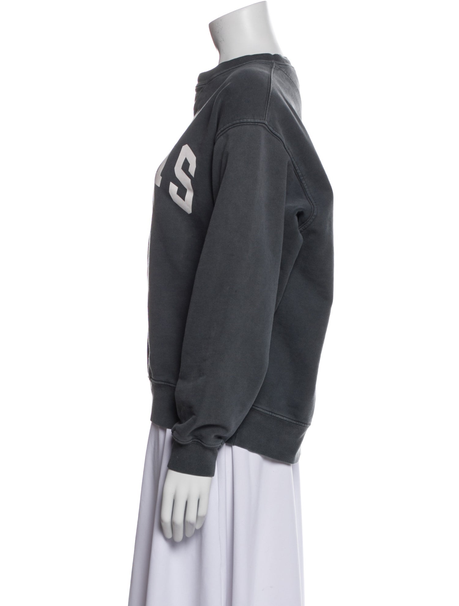 Anine Bing Graphic Print Crew Neck Sweatshirt