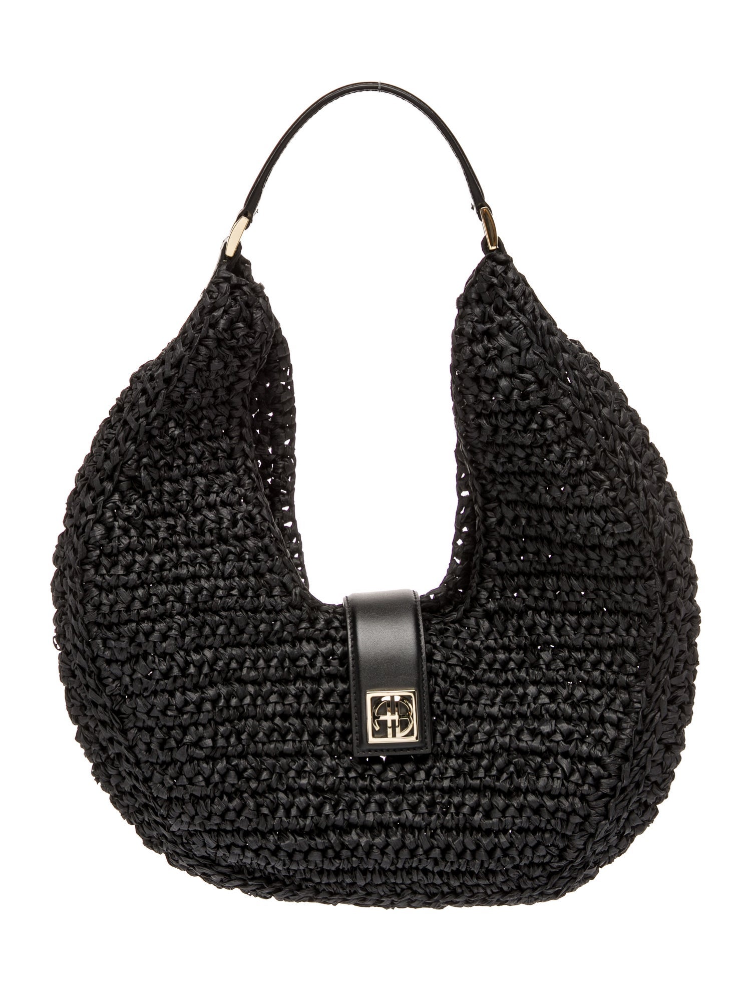 Anine Bing Raffia Shoulder Bag