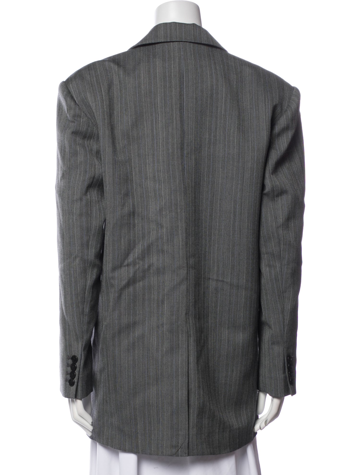 Anine Bing Wool Striped Blazer