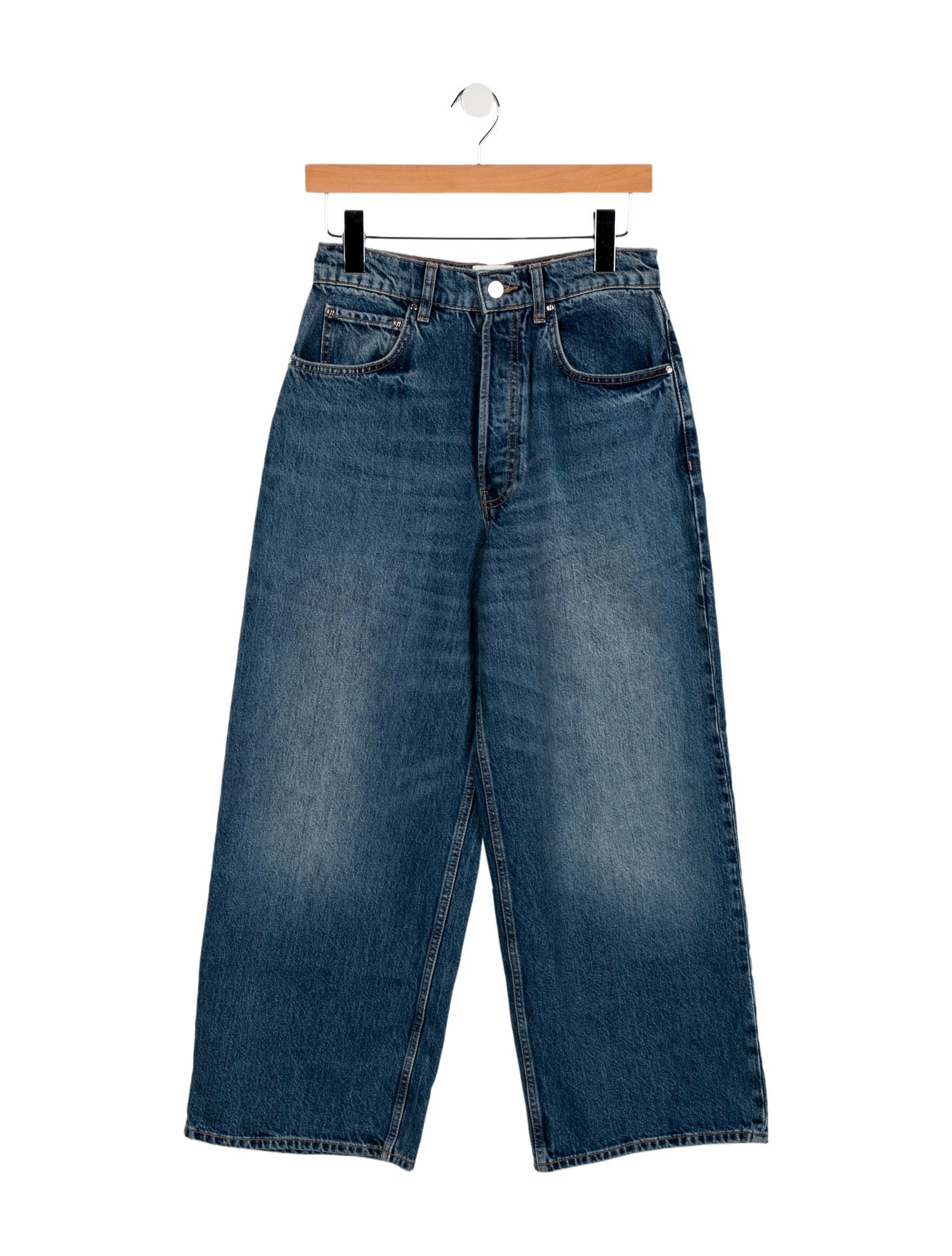 Anine Bing High-Rise Wide Leg Jeans