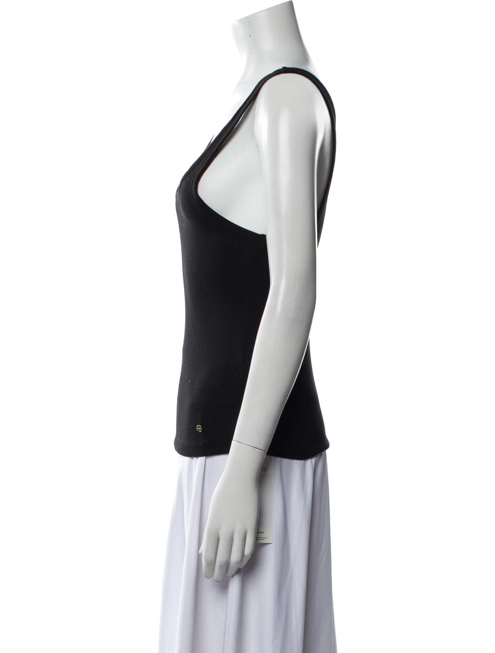 Anine Bing Scoop Neck Sleeveless Top