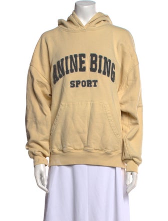Anine Bing Graphic Print Crew Neck Sweatshirt