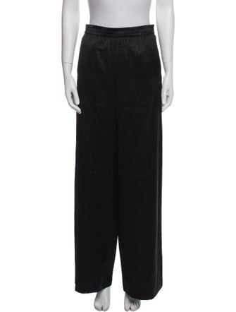 Anine Bing Silk Wide Leg Pants