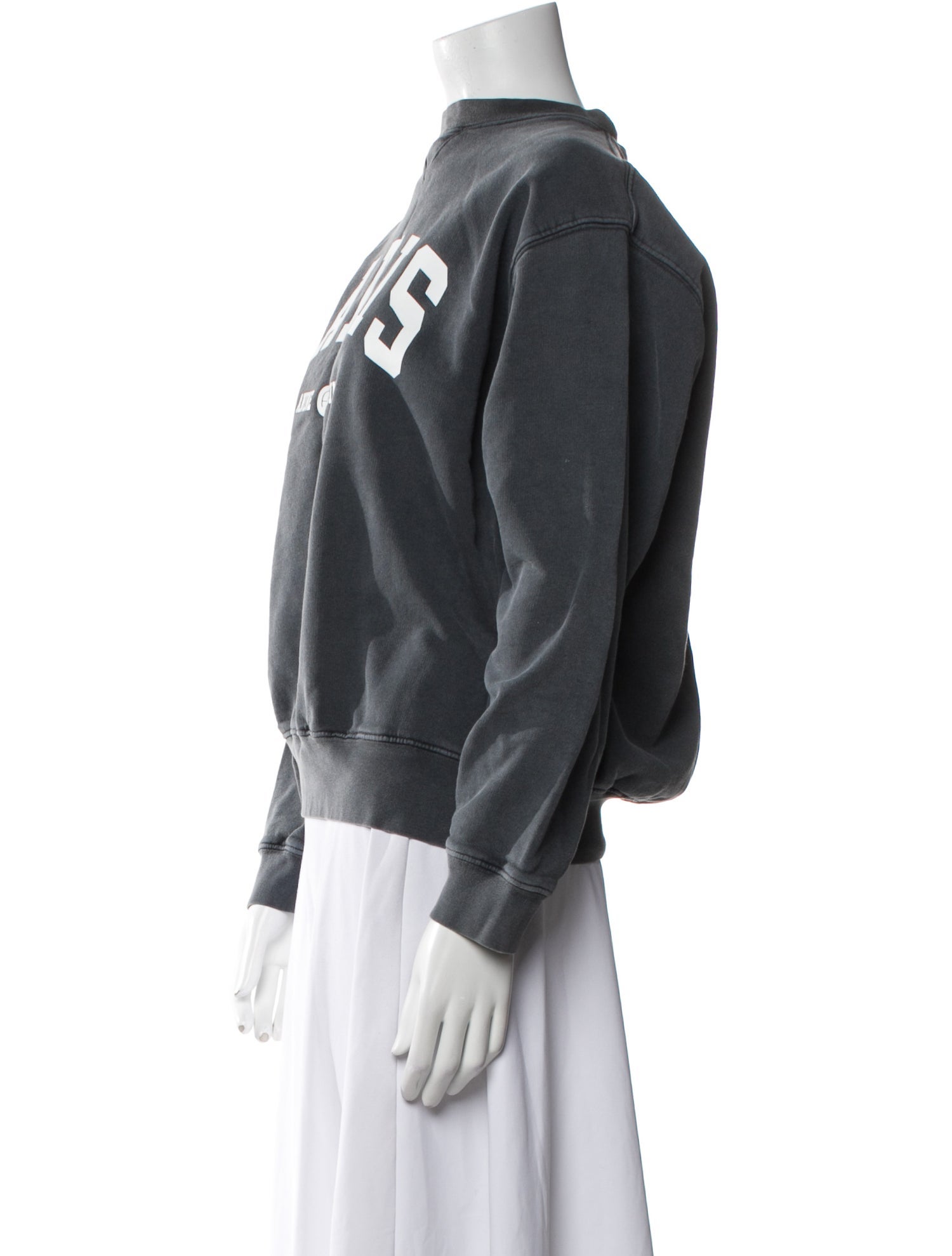 Anine Bing Graphic Print Crew Neck Sweatshirt