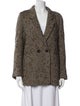 Anine Bing Wool Printed Blazer