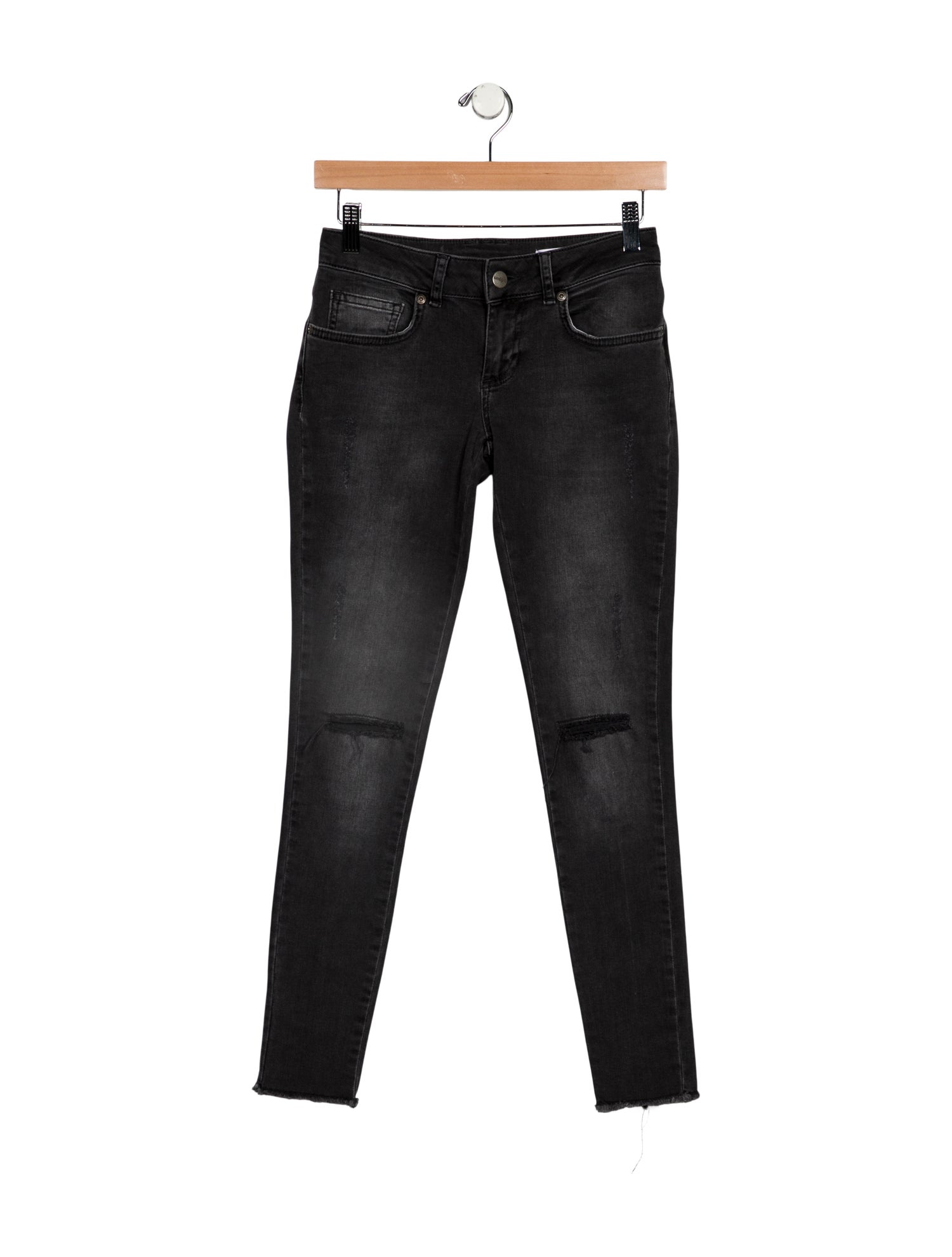 Anine Bing Low-Rise Skinny Leg Jeans