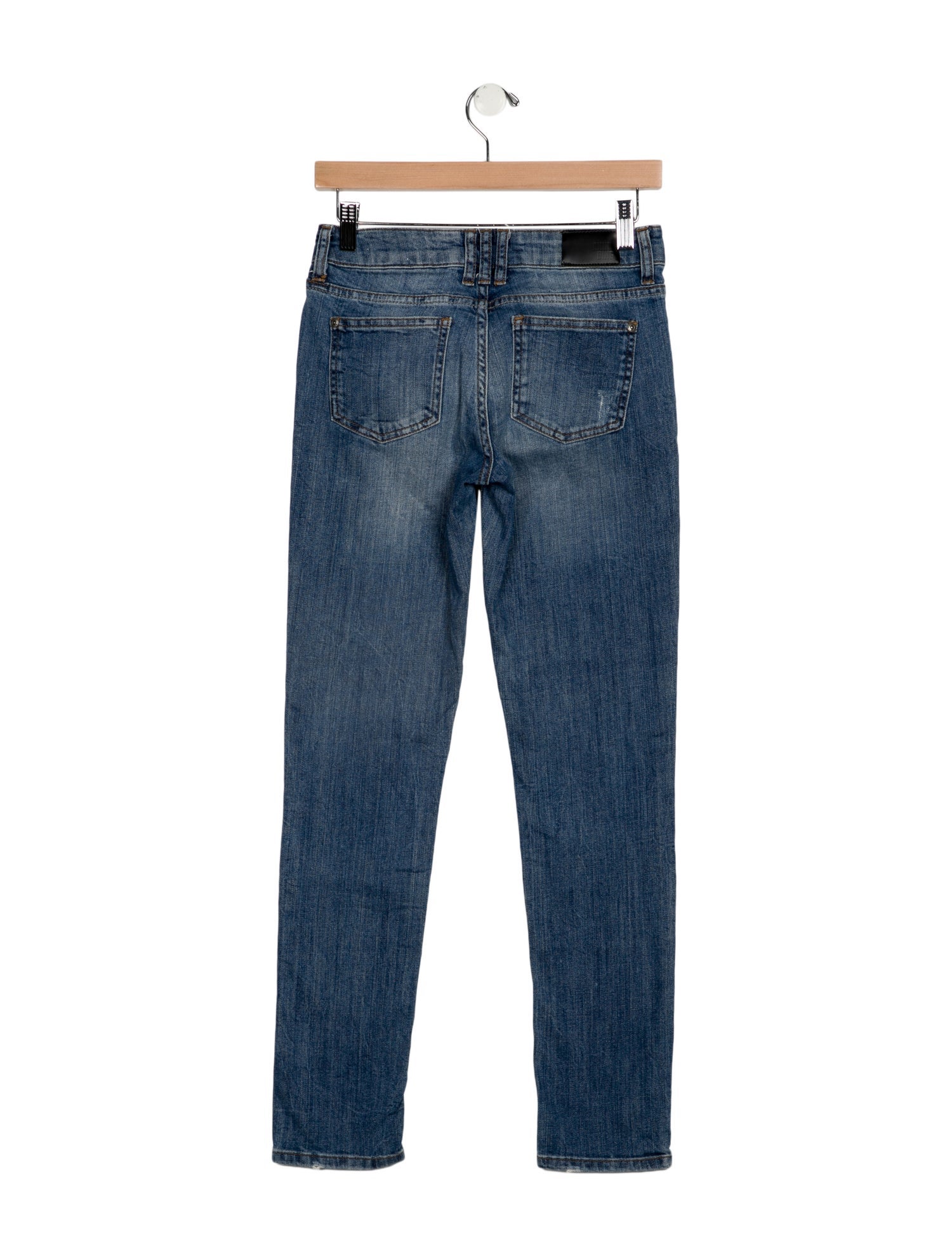 Anine Bing Mid-Rise Skinny Leg Jeans
