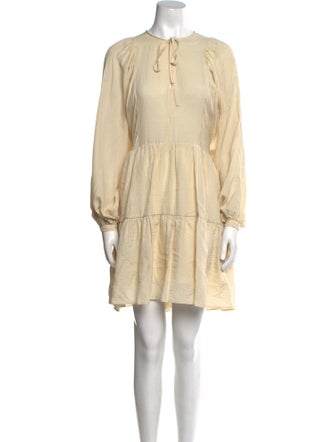 Anine Bing Silk Mini Dress