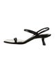 Anine Bing Patent Leather Slingback Sandals