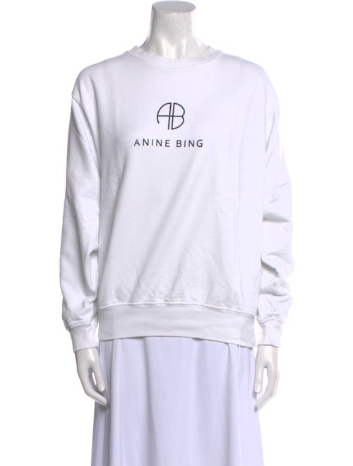 Anine Bing Graphic Print Crew Neck Sweatshirt