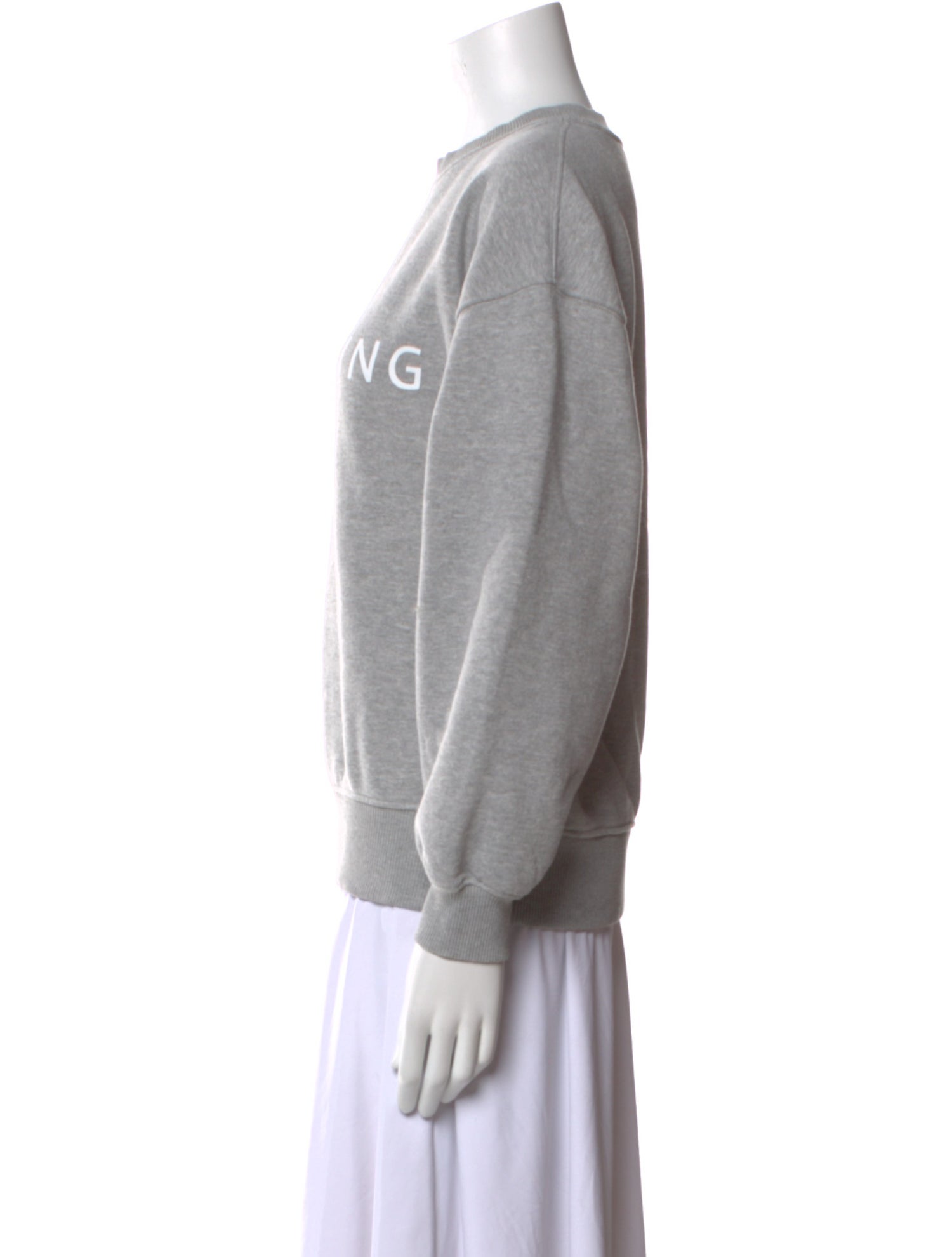 Anine Bing Graphic Print Crew Neck Sweatshirt