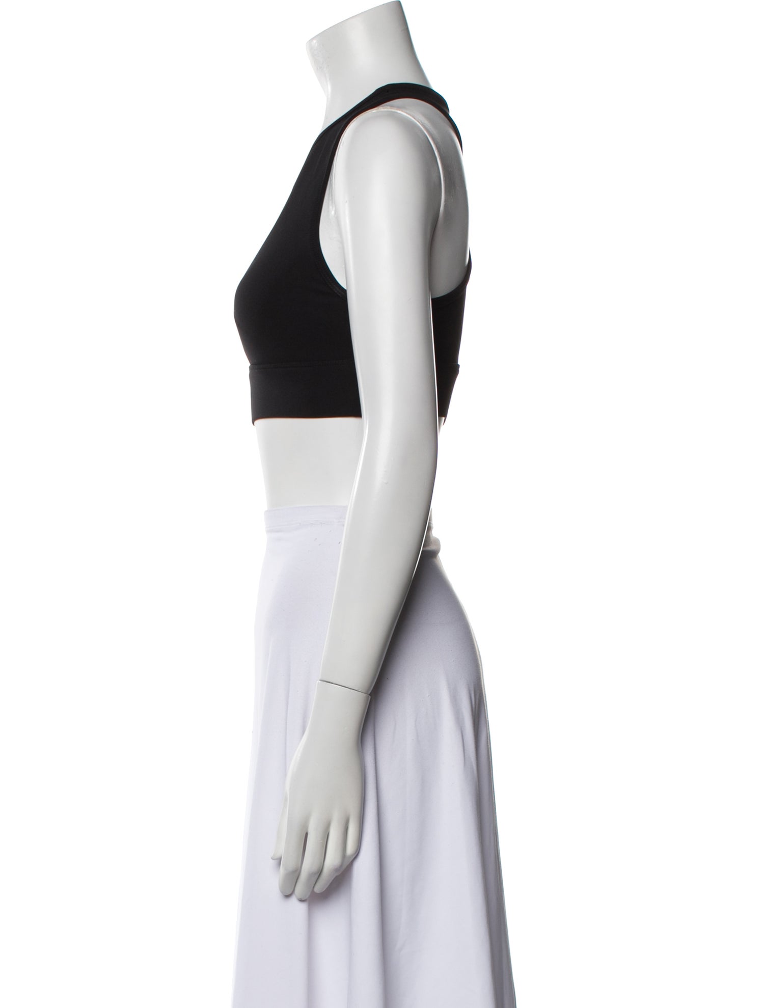Anine Bing Scoop Neck Sleeveless Crop Top