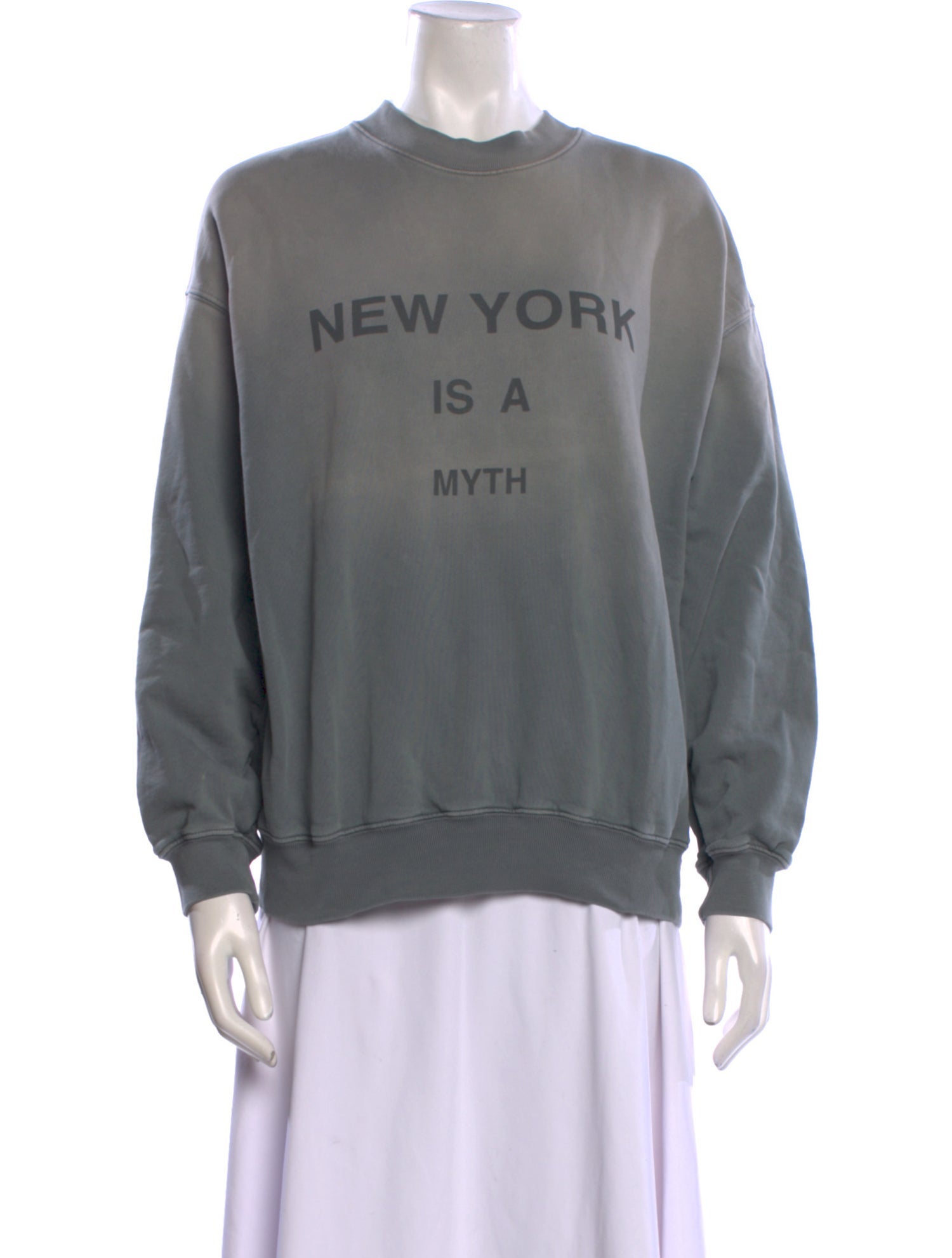 Anine Bing Graphic Print Crew Neck Sweatshirt