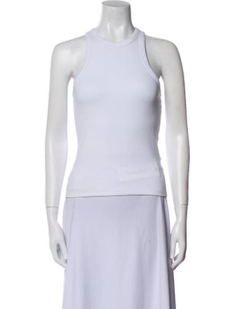 Anine Bing Crew Neck Sleeveless Top