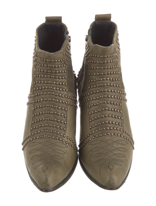 Anine Bing Suede Studded Accents Boots