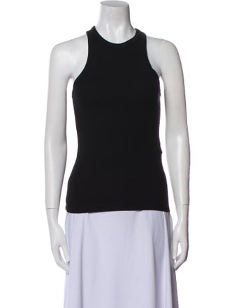 Anine Bing Crew Neck Sleeveless Top