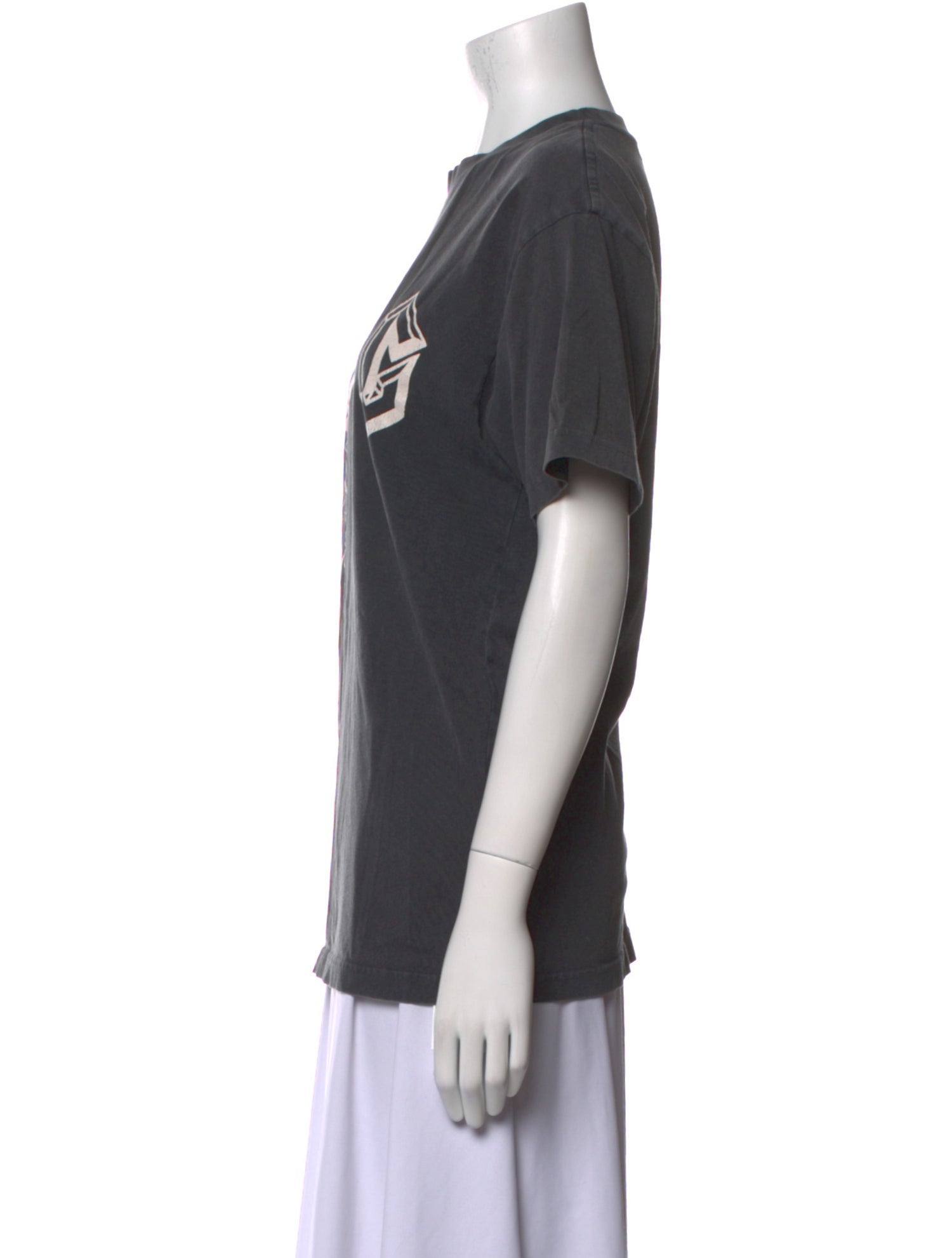 Anine Bing Graphic Print Crew Neck T-Shirt