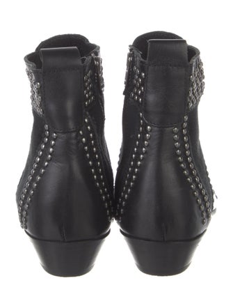 Anine Bing Leather Studded Accents Boots