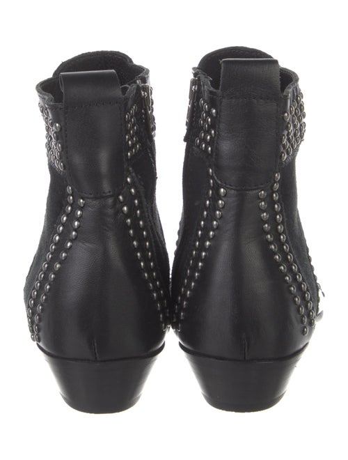Anine Bing Leather Studded Accents Boots