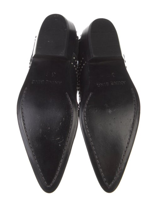 Anine Bing Leather Studded Accents Boots